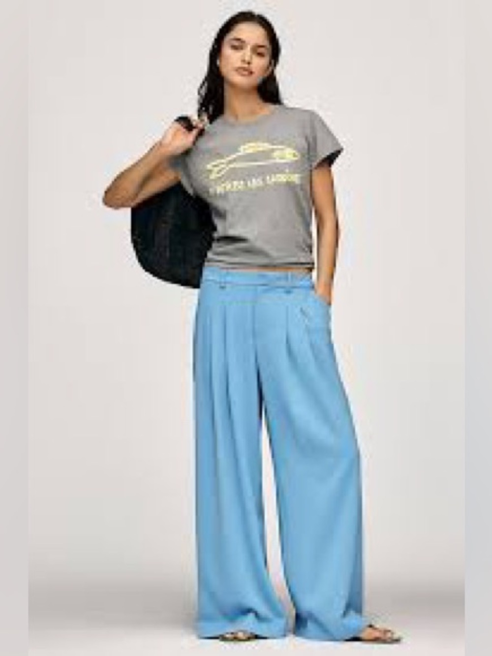 Anthropologie NWT Avery Wide-Leg Pleated Trousers by Maeve - M - Picture 7 of 16